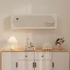 Funda de aire acondicionado estilo crema de dibujos animados, cubierta antipolvo de pared, cortina de cobertura completa bloqueadora de viento, cortina decorativa de tela para el hogar