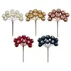 Esquejes Navideños Personalizados de Bayas con Fruta de Humo Diamante Accesorios para Árbol de Navidad Decoración Navideña para el Hogar Color Rama de Bayas
