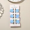 Pinzas para el Cabello de Margarita Pequeña de 2.5 cm Transfronterizas Pinzas de Garra Simples Pinzas Pequeñas de Colores Accesorios para el Cabello de Color Caramelo Venta al por Mayor Set de 6 Piezas