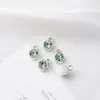 Chapado con Tachuelas de Diamante Piedra de Estrella Colorida Piedra de la Suerte Joyería de Piedra de Nacimiento Accesorios Colgante de Collar DIY Pendientes
