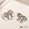 Joias Populares Transfronteiriças de Liga de Alumínio Phalaenopsis para Nail Art DIY Mini Laço Estéreo Acessórios Decorativos Portáteis para Unhas Feitos à Mão