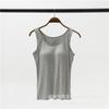 Camisola modal para mujer con almohadilla en el pecho, de cinco dedos, inalámbrica, sin copas, deportiva, para yoga, para usar debajo de la ropa