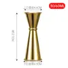 Palillo Mezclador de Acero Inoxidable, Palillo para Hielo Picado, Cuchara Mezcladora, Cuchara Mezcladora para Café y Té con Leche, Taza Medidora de Doble Cabeza de Acero Inoxidable con Mango Largo, Dispensador de Vino