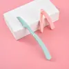 Estuche de Cuchillo Plegable Portátil para Cejas para Principiantes Raspado Macro Hoja para Cejas Antiarañazos Herramienta de Reparación de Cejas de Seguridad