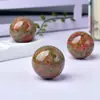Flor Natural Piedra Verde Bola de Cristal Simbiótica Bola de Cristal Amatista Feng Shui Muebles para el Hogar Fábrica Venta al por Mayor Cristal Blanco
