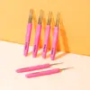 Agulha de Crochê para Dreadlocks, Agulha de Crochê Multi-Cabeça de Ponta Dupla para Dreadlocks, Agulha de Crochê Profissional Ferramenta de Tecelagem DIY para Extensões de Cabelo, Tecelagem de Cabelo Feita à Mão