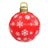 Bola de Natal Inflável de PVC Nova para Spot Transfronteiriço Bola de Natal Inflável de Plástico Ecológica Bola de Natal para Atmosfera de Pátio