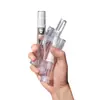 Set de Viaje al Vacío, Botella al Vacío con Bomba de Loción Recargable, Botella para Crema de Ojos, Botella de Spray Portátil de 5 ml 10 ml