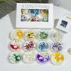 Velas aromáticas con lentejuelas de flores secas transfronterizas, al por mayor, espato aromático, concha, cera de frijol hecha a mano, traje de regalo, adornos