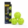 Pelota de pickleball de 40 agujeros, resistente al viento para exteriores, material TPE, pelotas de pickleball para competición y entrenamiento, juego de cuatro en una caja de regalo
