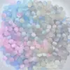 Olho de Gato Céu Estrelado Sonhador Areia Movediça Dourada Vidro Contas Redondas para DIY Pulseira Colar Artesanal Acessórios Contas Soltas Venda por Atacado