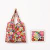 Bolsa de Compras Impermeable Personalizada de un Solo Hombro para Compras de Abarrotes Plegable de Gran Capacidad Bolsa Plegable de Poliéster 190t Bolsa de Regalo Publicitaria