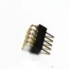 Atacado do Fabricante Passo 2.0 5P Cabeçalho de Pinos de Linha Única Conector de Cabeçalho de Pinos Fêmea Dobrado em 90 Graus Horizontal de Linha Única
