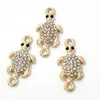 Deseo Amazon Metal Explosivo Doble Punto de Colgante Taladro Accesorios Hechos a Mano diy Joyería de Tortuga Colgante Accesorios Accesorios