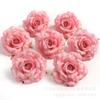 Flores Artificiales, Cabezas de Flores Falsas de Rosa Estilo Europeo, Materiales DIY para Decoración del Hogar, Flores para Bodas, Boutonnières, de Alta Gama y Realistas