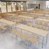 Conjunto de Mesa e Cadeiras Fast Food KFC Combinação Cantina Estudantil Mesa e Cadeiras de Refeição Restaurante Lanchonete Refeição Mesa e Cadeiras Comerciais