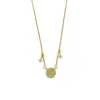 Collar apilado cruzado de astrolabio solar estilo Ins, moda de nicho, estilo de lujo ligero, elegante, para el trabajo, collar versátil