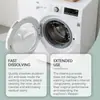 Tabletas de Limpieza para Lavadora JUE FISH - Limpian el interior del tambor de la lavadora, eliminan la suciedad y los olores, cuidado portátil