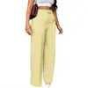 Pantalones de vestir informales de cintura alta y pierna recta para mujer, con envío transfronterizo a Europa y América, de AliExpress.