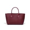Saco tecido das mulheres verão novo luxo leve grande capacidade cesta de legumes saco moda textura casual all-match bolsa para as mulheres