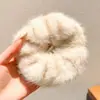 Goma para el Cabello Dulce y Versátil para Niñas, Estilo Coreano, Estilo Perezoso, Tamaño Extra Grande, Adecuada para Cabello Grueso, Banda Elástica de Alta Elasticidad para Peinados de Moño