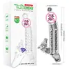 Funda para Diente de Lobo de Cristal Dragón Volador, Funda Portátil con Control Remoto Inalámbrico de Elefante Volador, Funda Vibratoria Extendida, Tipo B para Adultos de Una Pieza Dropshipping