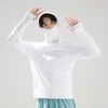 Ropa popular para exteriores con protección solar UPF50+ de seda helada para hombres y mujeres, chaqueta de verano para la piel para mujeres, chaqueta ligera delgada con protección UV para hombres