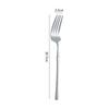 Juego de vajilla de acero inoxidable con cuchillo, tenedor y cuchara. Vajilla de cintura pequeña para hombre transfronterizo. Cuchillo para carne de celebridades de Internet. Cuchara para café, postre y fruta.