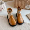 Nuevas Botas de Otoño 2026 para Niñas Pequeñas, Botas Martin de Moda, Botas de Moda Coreanas para Niñas con Bloques de Color