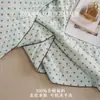 2026 Novo Modelo Classe A Estilo Ins 100% Algodão Gaze de Camada Dupla Colcha de Verão com Estampa Floral para Ar Condicionado, Uso Doméstico com Acabamento em Renda