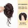 Peluca con cabeza de albóndiga, barba de dragón, flor, capullo, pinza para el cabello, disco, aumenta el volumen, simulación de cabello, red superior craneal alta, peluca roja, anillo para el cabello