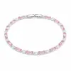 Pulsera Transfronteriza de Nuevo Estilo Colorida con Circonita, Exquisita, de Lujo Ligero para Niñas, Dulce, a la Moda, Sencilla, de Nicho, Fresca, Versátil