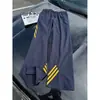 Pantalones deportivos rectos de moda estilo americano para hombre, primavera y otoño, nuevos pantalones largos casuales holgados de alta costura, 2026