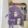 Mochila estilo floresta para meninas, mochila estilosa e de alta qualidade para alunos do ensino fundamental, design exclusivo, mochila de grande capacidade