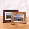 Moldura de Foto Rústica Americana em Madeira Maciça para Mesa / Moldura de Foto Criativa de Madeira de 6/7 Polegadas Moldura Decorativa para Fotos de Casamento de Estúdio