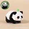Novos Blocos de Construção de Panda para Crianças, Blocos de Construção de Partículas Micro em Formato de Flor, Brinquedos Educativos de Montagem, Brinquedos de Presente Venda por Atacado