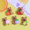 Accesorios de resina con forma de crema de dibujos animados para bebé, con agua de fruta, para hebilla de zapato, accesorios creativos, joyería para bricolaje, horquilla
