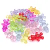 Color Mezclado Aleatorio Acrílico Transparente Caracola Corazón Estrella de Cinco Puntas Colgante DIY Pulsera Collar Llave Joyería Accesorios
