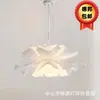 Lustre de flores estilo INS simples nórdico mesa de jantar Estudo Salão de Exposições lustre simples pétalas de lótus luminárias pendentes