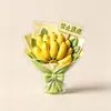 Ramo de FrutasImán plano de acrílico para refrigerador, recuerdo creativo, decoración personalizada, pegatina magnética, accesorio magnético
