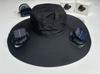 Sombrero con Ventilador Solar para Hombre, Potente Viento, Ventilador Recargable, Anti-UV, Ala Ancha, Pesca, Montañismo, Sombrero de Pescador para Exteriores
