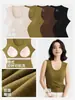 [Seda Acetato Lana de Oveja] Chaleco Térmico Derong para Mujer de Terciopelo Camiseta Interior con Almohadilla para el Pecho Otoño e Invierno para Mujer
