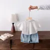 Ropa de Bebé Verano Niños Set de Dibujos Animados Nuevo Elegante Conjunto Separado de Dos Piezas para Niños Pequeños e Infantes Verano Delgado