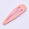 Acessórios de Cabelo Infantis Estilo Coreano Presilhas Pequenas BB Clips com Óleo Pingado Presilhas para Franja Grampos de Cabelo com Glitter Rosa Acessório de Cabeça Presilhas Laterais 5cm