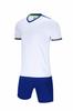 Conjunto de Uniforme de Fútbol, Uniformes de Competición y Entrenamiento para Adultos y Niños, Jersey Liso de Manga Corta, Uniforme de Equipo de Fútbol con Diseño Estampado de Secado Rápido