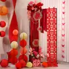 Conjunto de Decoração para Quarto de Casamento, Minha Família Tem um Pergaminho Feliz, Decoração de Sala de Estar, Enfeites Pendurados de Casamento, Noivado de Casamento, Enfeites de Chão com Palavras Felizes