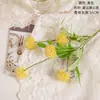 Flores de Dente-de-Leão Artificiais no Estilo Ins para Decoração de Casa, Flores Artificiais Atacado para Casamentos e Vendas Transfronteiriças