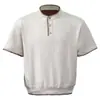 Camiseta de Manga Corta con Borde Cosido Estilo Retro Intelectual de Minoría Down con Diseño Old Money, Algodón Cleanfit
