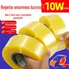 Fita Transparente de 6cm de Largura, Fita de Embalagem com Adesivo Forte, Atacado Caixa Fechada, Rolo Grande, Fita de Vedação Espessa