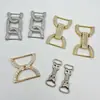 Fivela decorativa de metal com diamante fivela de orelha liga metálica fivela de puxar para roupa bolsa acessórios de joias feitos à mão fivela de bolsa para sapatos e chapéus